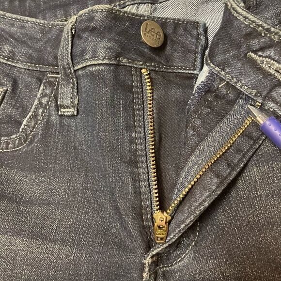 LEE Riders,Women’s dark denim,midrise skinny jeans Inseam 26” - Picture 6 of 9